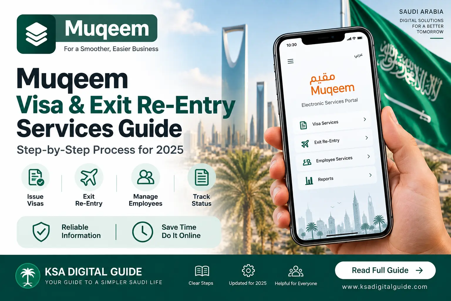 Muqeem visa and exit re-entry services guide in Saudi Arabia