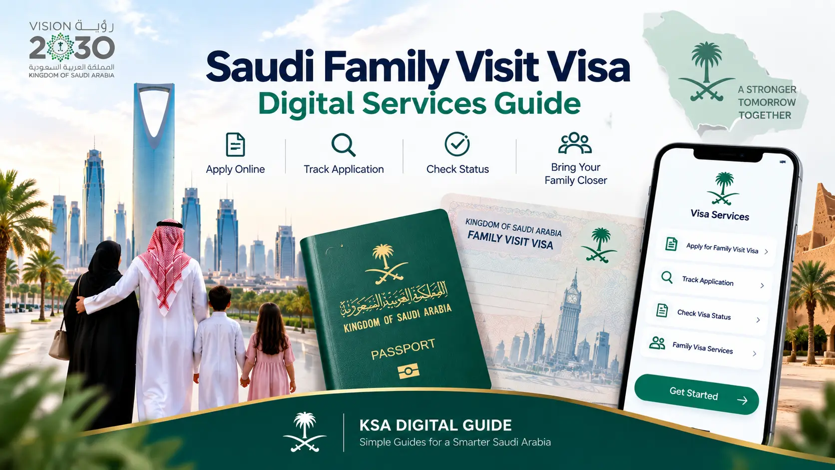 Saudi family visit visa digital services guide